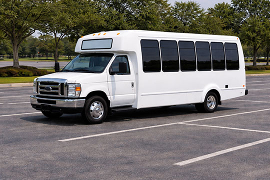 20-passenger minibus available for charter in Asheville, NC
