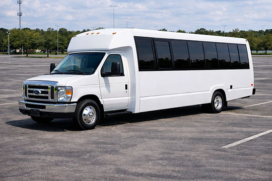 25-passenger minibus available for charter in Asheville, NC